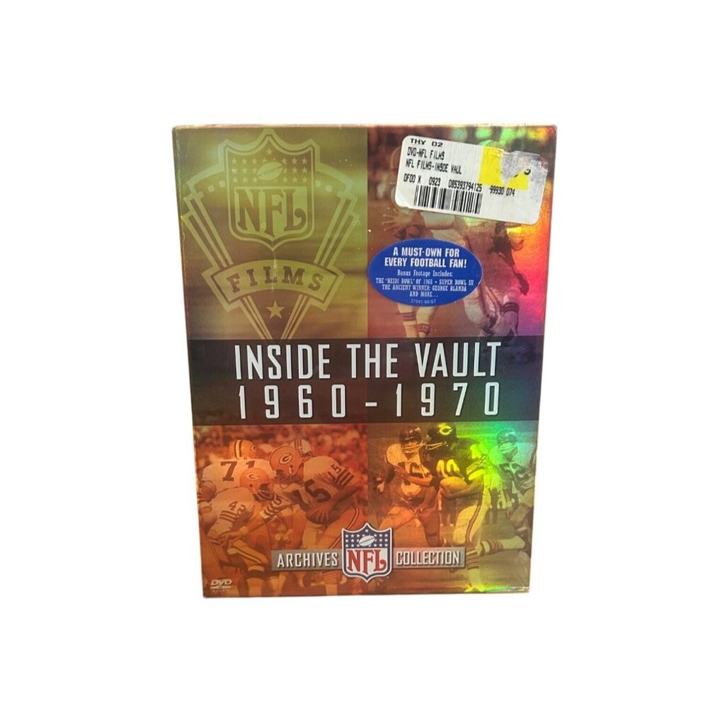NFL Films Archives: Vol. 1-3 (DVD, 2003, 3-Disc Set, Three Disc Set) New Sealed